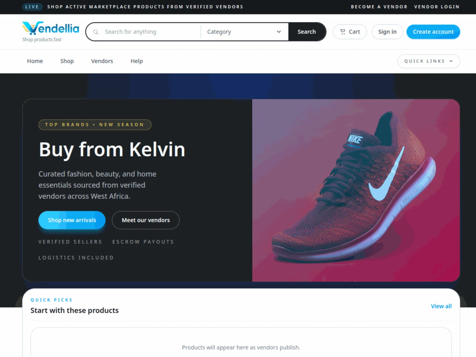 Multi-Vendor Marketplace Platform